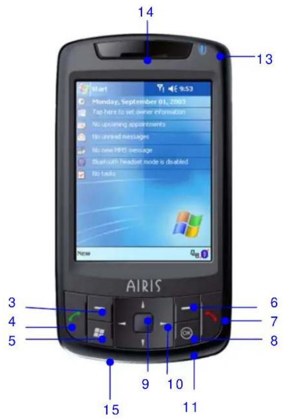 AIRIS T482 - Apparance et Clavier - 1