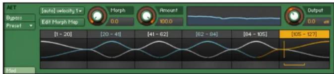 NATIVE INSTRUMENTS Kontakt 4 - Contrôles du module AET Filter - 1