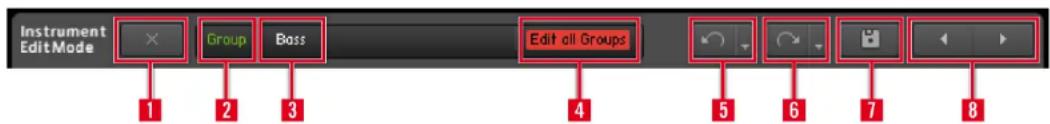 NATIVE INSTRUMENTS Kontakt 4 - Le Rack (mode Instrument Edit) - 1