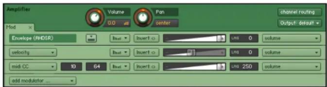 NATIVE INSTRUMENTS Kontakt 4 - Creer des assignations de modulation - 1