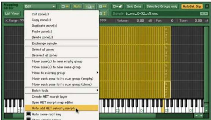 NATIVE INSTRUMENTS Kontakt 4 - Creer un Velocity Morph - 1