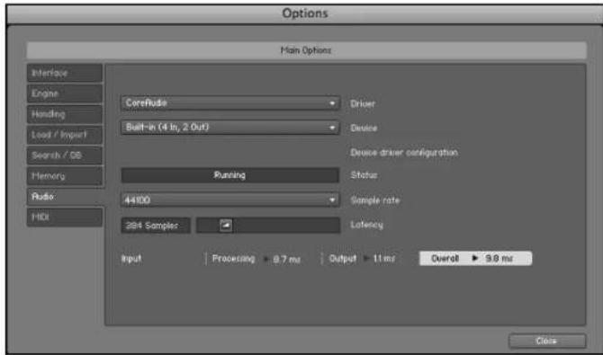 NATIVE INSTRUMENTS Kontakt 4 - Configuration audio - 1