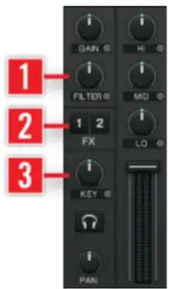 NATIVE INSTRUMENTS Traktor Scratch Audio 6 - FILTER, KEY et Inserts d'effets - 1