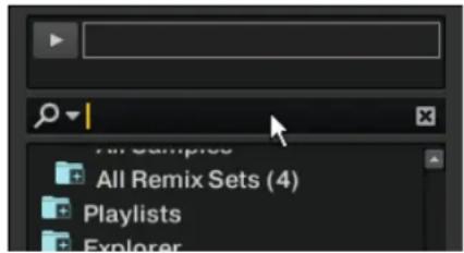 NATIVE INSTRUMENTS Traktor Scratch Audio 6 - Recherche de pistes - 1