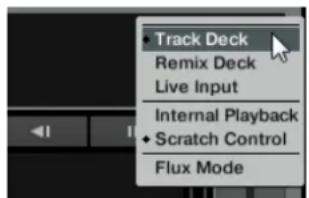 NATIVE INSTRUMENTS Traktor Scratch Audio 6 - Menu de sélection du Layout - 1