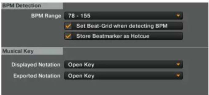 NATIVE INSTRUMENTS Traktor Scratch Audio 6 - Analyze Options (Options d'Analyse) - 1