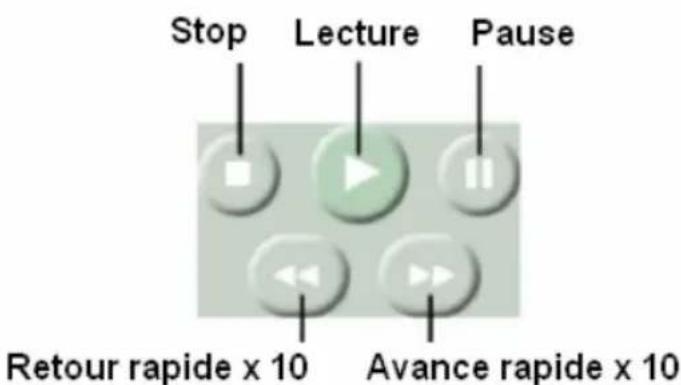 Avid Instant Video Album - Commandes de lecture du film - 1