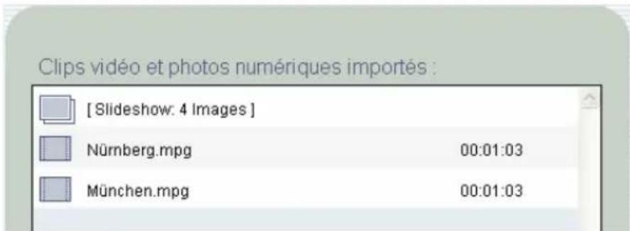 Avid Instant Video Album - La LIST des elements de BASE - 1