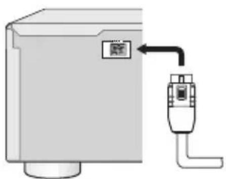 YAMAHA YDS10SL - Connecting the dock cable - 2