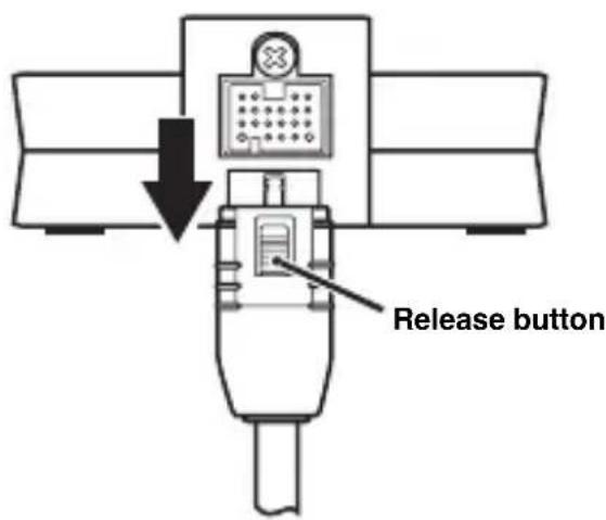 YAMAHA YDS10SL - Disconnecting the dock cable - 1