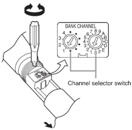TOA WS5265 - CHANNEL NUMBER SETTING - 1