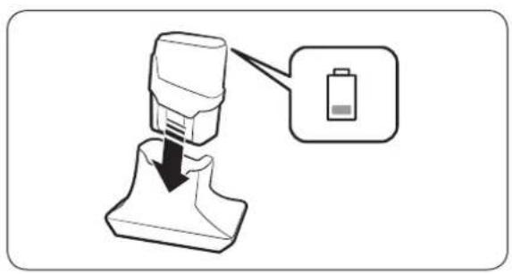 SAMSUNG SS6AK6050KW - Charging the stick vacuum cleaner - 1
