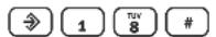 GIGASET Euroset 5020 - Activate/deactivate call duration display - 1