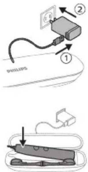 PHILIPS Sonicare DiamondClean Smart 9400 HX9917 - Lade i ladebasen - 1
