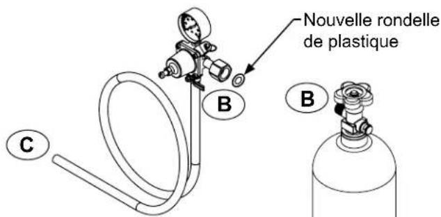 DCS RF24BTR1 - Ensemble de colonne de distribution simple - 7