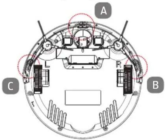 MEDION MD19511 - Sensori sul robot aspirapolyvere - 1