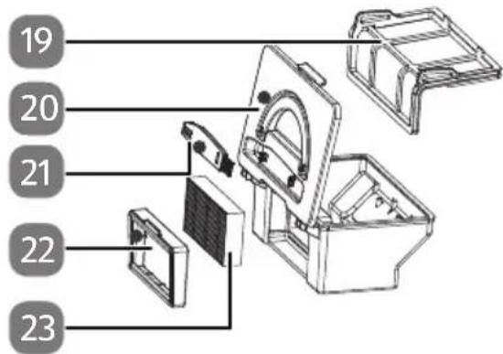 MEDION MD19511 - Contenitore della polvere con fi ltro - 1