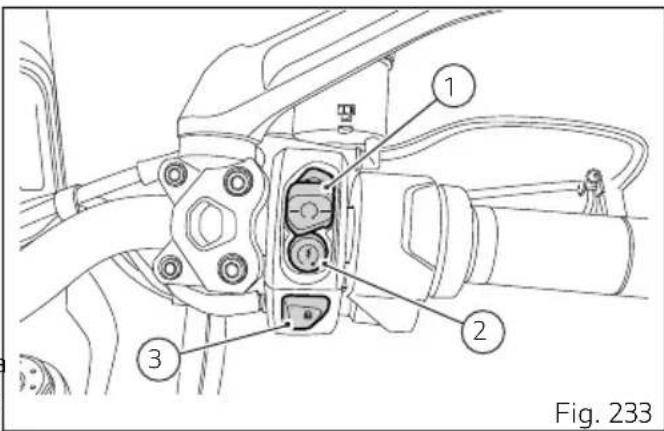 DUCATI Multistrada 1260 Enduro (2020) - Commutateur droit - 1
