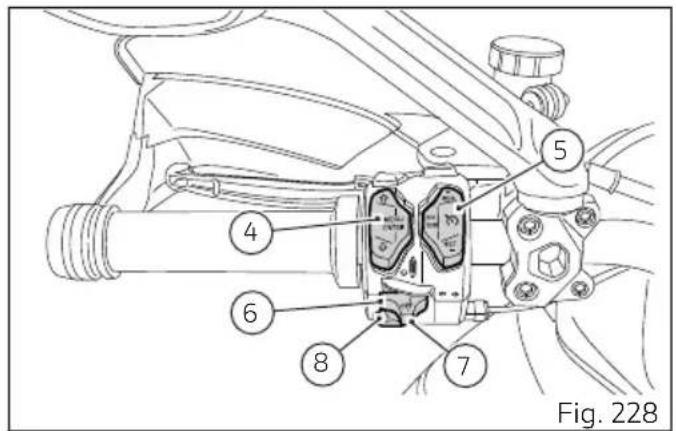 DUCATI Multistrada 1260 Enduro (2020) - Commutateur gauche - 2