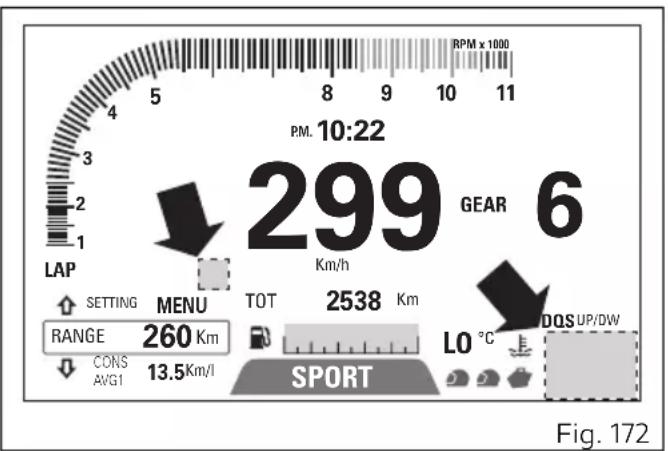 DUCATI Multistrada 1260 Enduro (2020) - Avertissements / Alarmes (Warning) - 1