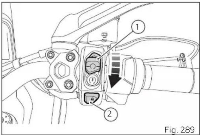 DUCATI Multistrada 1260 Enduro (2020) - Arrêt du motocycle - 1