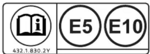 DUCATI Multistrada 1260 Enduro (2020) - Étiquette carburant - 1