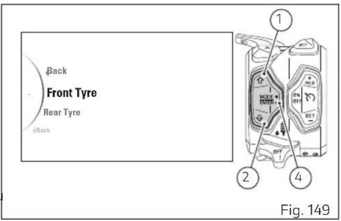 DUCATI Multistrada 1260 Enduro (2020) - Réglage pression de référence des capteurs pneus (Tyre Pressures) - accessoire - 2