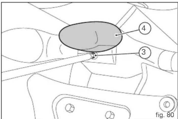 DUCATI 848evo Corse SE (2012) - Éclairage plaque d'immatriculation (fig. 80) - 2