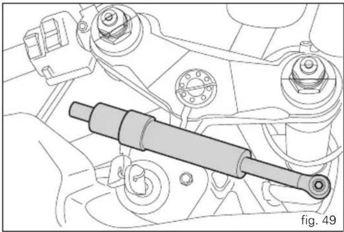 DUCATI 848evo Corse SE (2012) - Amortisseur de direction (fig. 49) - 1