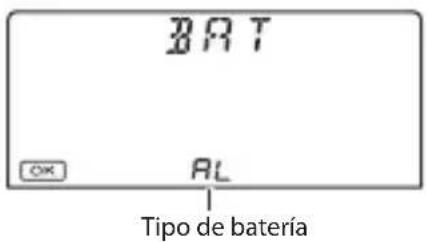 KORG TMR50 - Ajuste del tipo de batería - 1