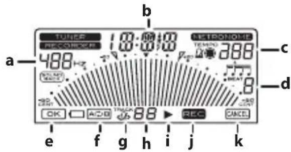 KORG TMR50 - Display - 1