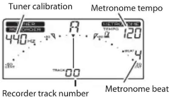 KORG TMR50 - Using the tuner, metronome and recorder simultaneously - 1