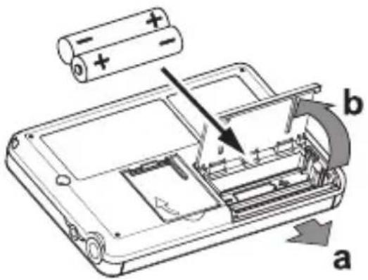 KORG TMR50 - Installing batteries - 1