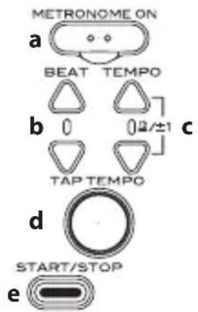 KORG TMR50 - Section Métronome - 1