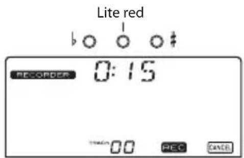 KORG TMR50 - Press the PLAY/STOP button or the REC button to start recording. Play your instrument. - 1