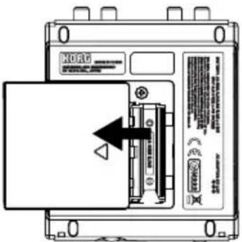 KORG Kaoss Pad Mini 2S - Replacing the batteries - 1