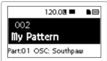 KORG electribe - Selección de un patron - 1