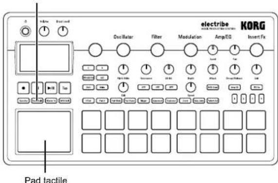 KORG electribe - Jouer de la musique avec le pad tactile - 1