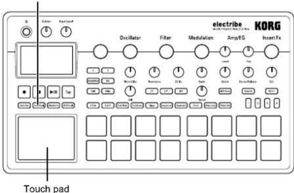 KORG electribe - Playing music with the touch pad. - 4