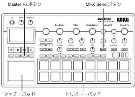 KORG electribe - マスロー・工アエクトを使う - 1
