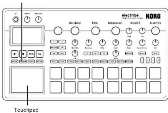 KORG electribe - Mit dem Touchpad Musik spielen - 1