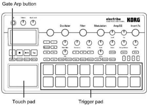 KORG electribe - Playing chords with the trigger pad - 1