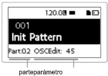 KORG electribe - Para utiliser la pantalla - 1