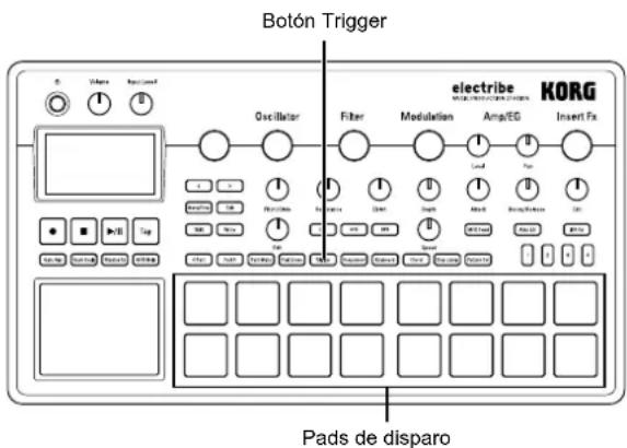 KORG electribe - Confirmañón del sonido de una parte - 1