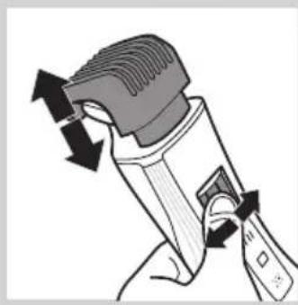 PHILIPS StyleShaver Pro QS6160 - Posicion Longitud del peso afterwards del corte - 3