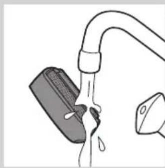 PHILIPS StyleShaver Pro QS6160 - Limpieza del conector del cabezal de corte - 10