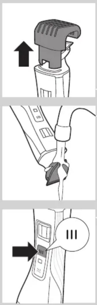 PHILIPS StyleShaver Pro QS6160 - Cleaning the trimming head connector - 1