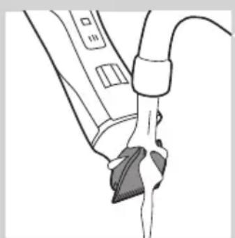 PHILIPS StyleShaver Pro QS6160 - Rengøring af trimmerhovedets tilslutningsdel - 2