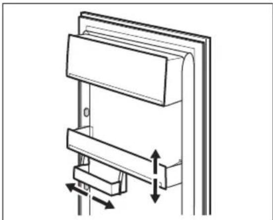 ELECTROLUX KRB2AE88S - Positionieren der Turablagen - 1
