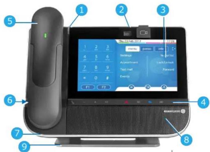 ALCATEL 8058s - 8088 Smart Deskphone - 1